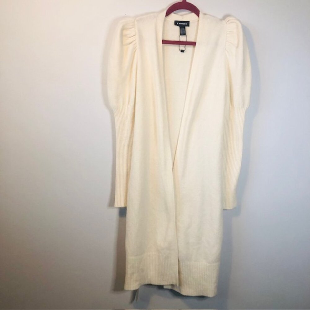 EXPRESS Cardigan, Size S, Cozy, Versatile, Open Front, Casual Sweater